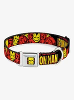 Marvel Iron Man The Invincible Seatbelt Buckle Dog Collar