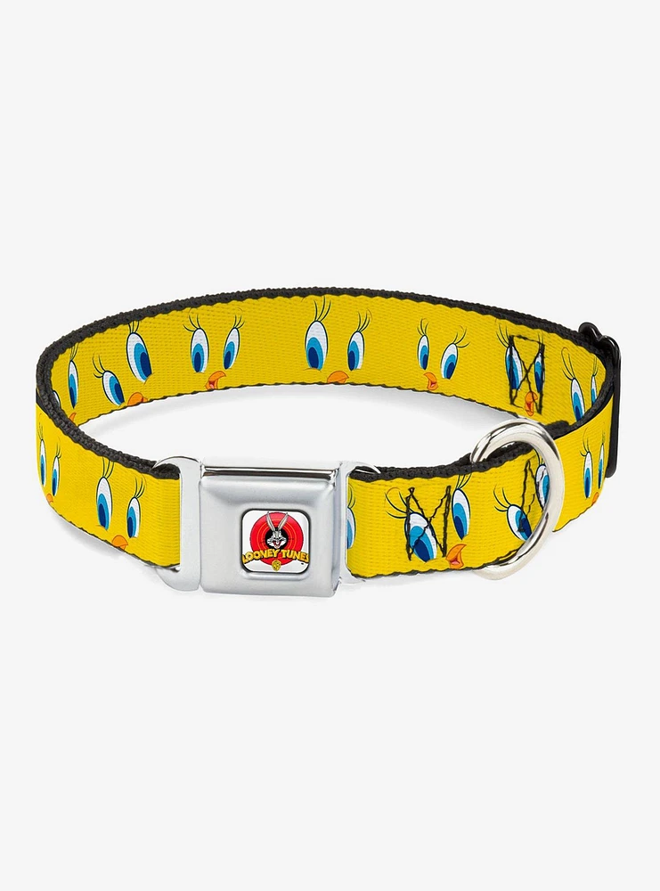 Looney Tunes Tweety Bird Expressions 2 Seatbelt Buckle Dog Collar