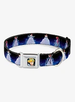 Disney Princess Cinderella Transformation Seatbelt Buckle Dog Collar