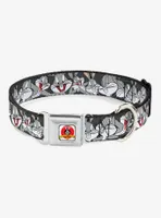 Looney Tunes Bugs Bunny Close Up Expressions Seatbelt Buckle Dog Collar