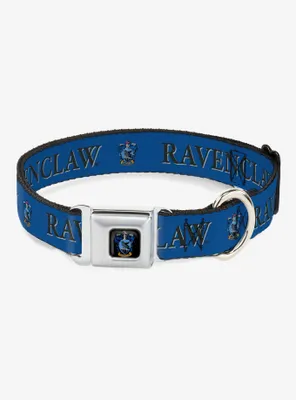 Harry Potter Ravenclaw Crest Blue Black Seatbelt Buckle Dog Collar
