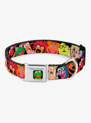 Disney The Muppets Faces Seatbelt Buckle Dog Collar