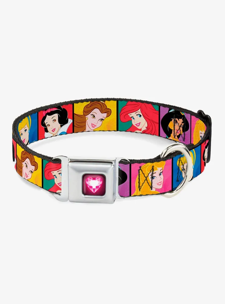 Disney Princess Blocks Seatbelt Buckle Dog Collar