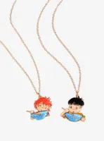 Studio Ghibli Ponyo Sosuke & Ponyo Ramen Bestie Necklace Set - BoxLunch Exclusive