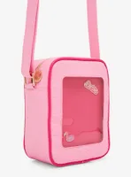 Barbie Allover Print Pin Display Crossbody Bag - BoxLunch Exclusive