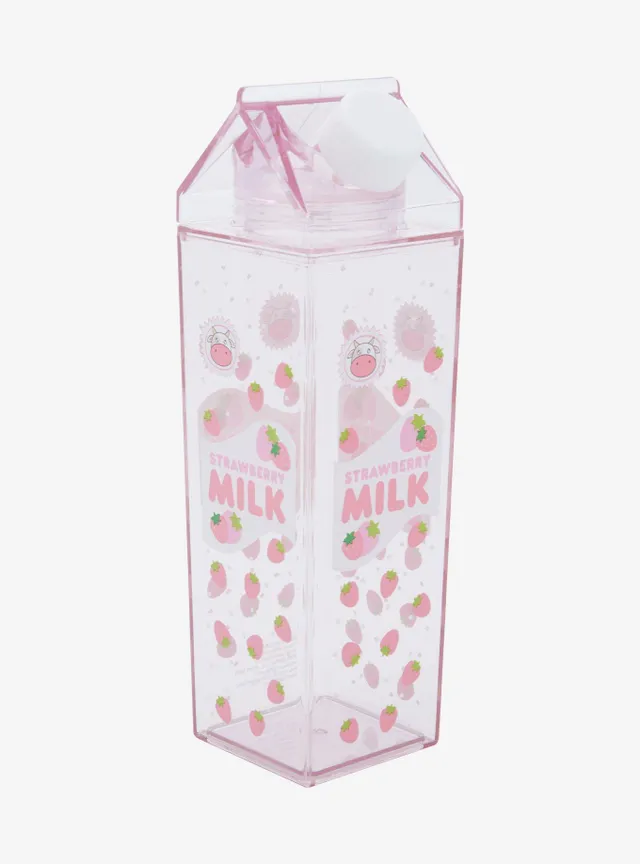 Hot Topic Kirby Snacks Milk Carton Water Bottle