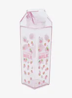 Strawberry Cow Milk Carton Water Bottle