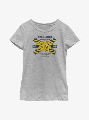 Overwatch 2 Reinhardt Demolitions Youth Girls T-Shirt