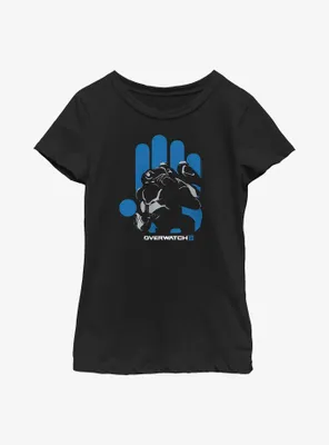 Overwatch 2 Winston Gorilla Hand Youth Girls T-Shirt