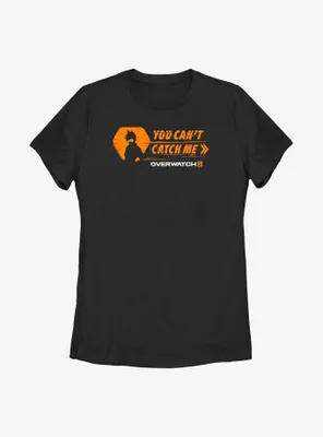Overwatch 2 Tracer You Can't Catch Me Womens T-Shirt