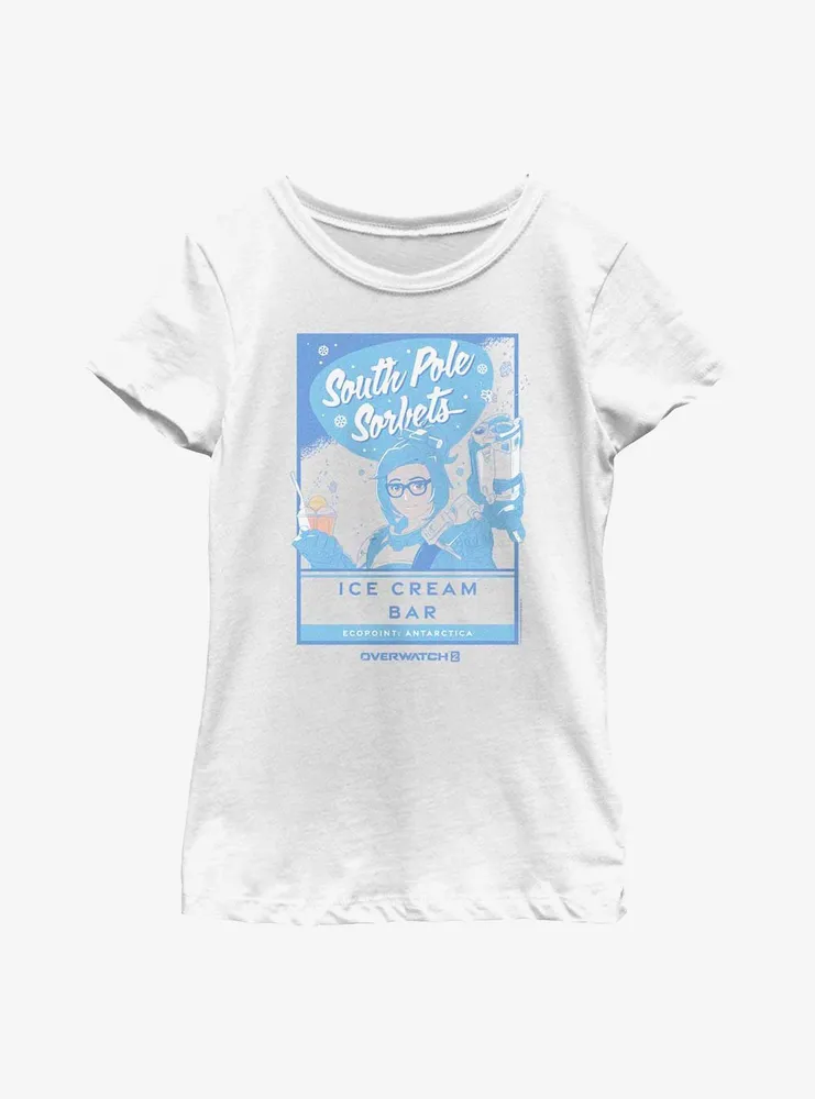 Overwatch 2 Mei Ice Cream Bar Youth Girls T-Shirt