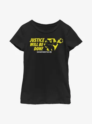 Overwatch 2 Reinhardt Justice Will Be Done Youth Girls T-Shirt
