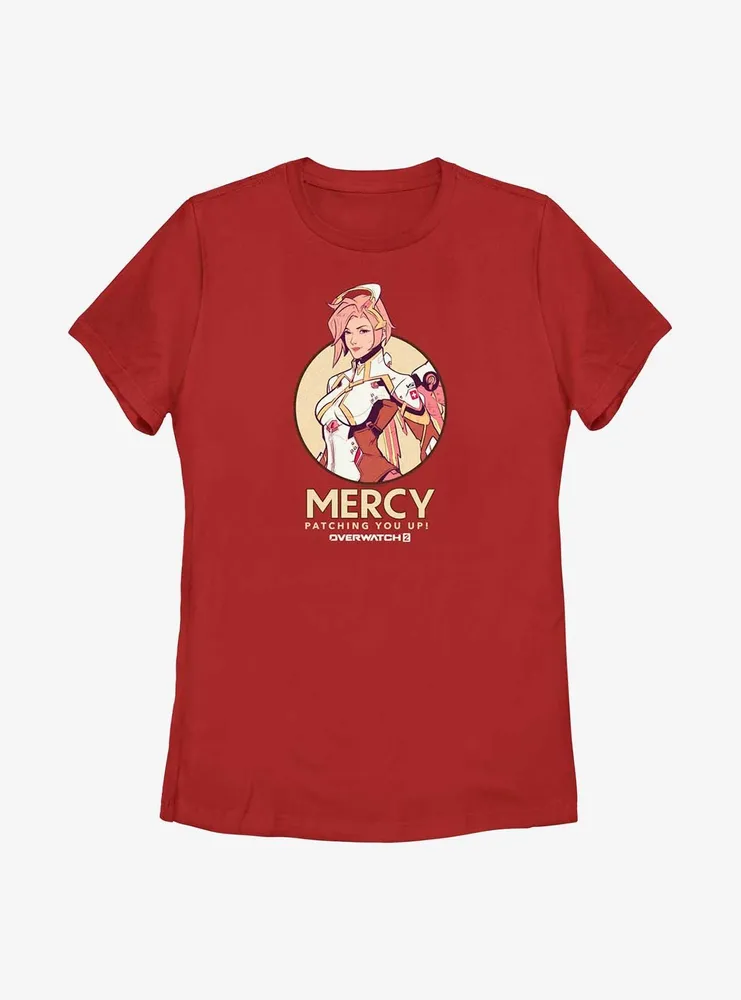 Overwatch 2 Mercy Patching You Up Womens T-Shirt