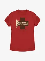 Overwatch 2 Mercy Heroes Never Die Womens T-Shirt