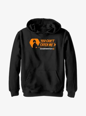 Overwatch 2 Tracer You Can't Catch Me Youth Hoodie