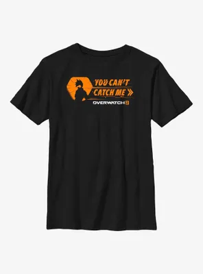 Overwatch 2 Tracer You Can't Catch Me Youth T-Shirt