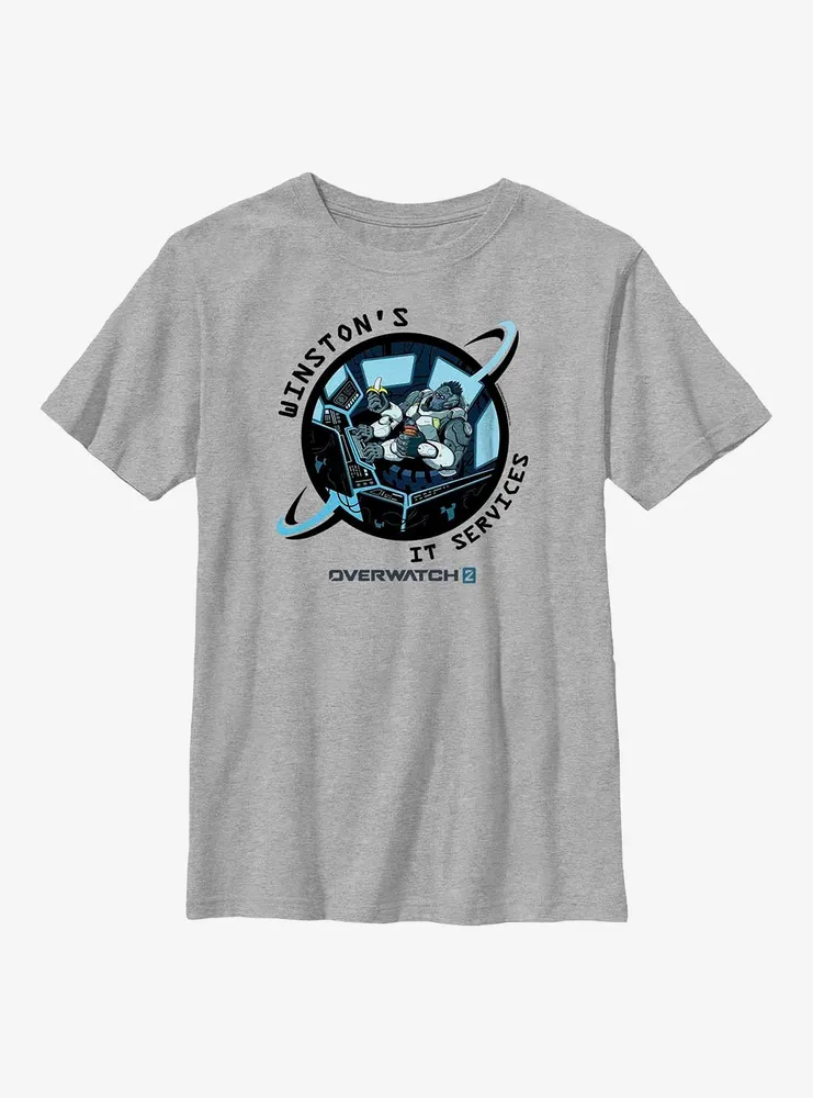 Overwatch 2 Winston's IT Services Youth T-Shirt