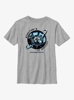 Overwatch 2 Winston's IT Services Youth T-Shirt