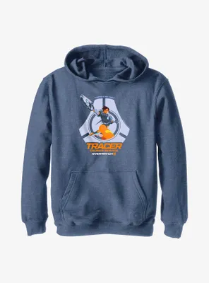 Overwatch 2 Tracer Courier Service Youth Hoodie