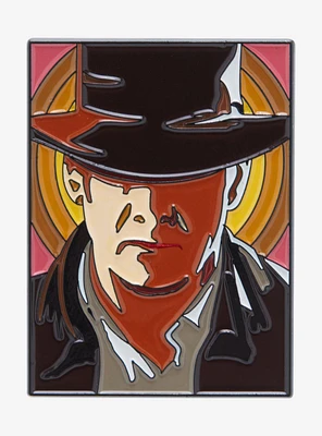 Indiana Jones Tonal Portrait Enamel Pin