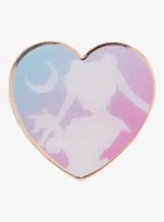 Sailor Moon Heart Silhouette Rose Gold Enamel Pin - BoxLunch Exclusive