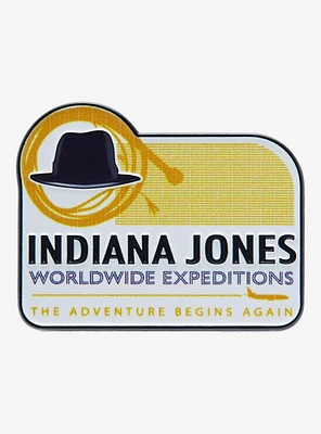 Indiana Jones Worldwide Expeditions Badge Enamel Pin
