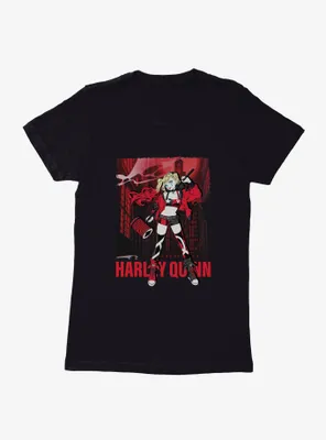 Harley Quinn Anime Gotham Womens T-Shirt