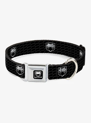 Dodge Viper Repeat Text Seatbelt Buckle Dog Collar