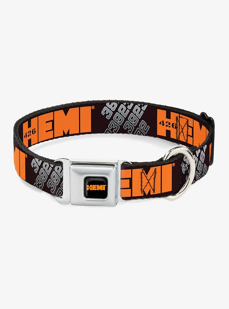 Hemi 426 Logo 392 Seatbelt Buckle Dog Collar