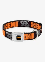 Hemi 426 Logo 392 Seatbelt Buckle Dog Collar