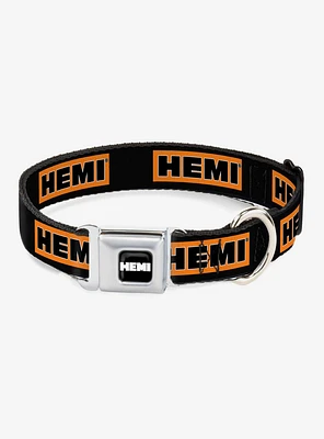 Hemi Bold Seatbelt Buckle Dog Collar