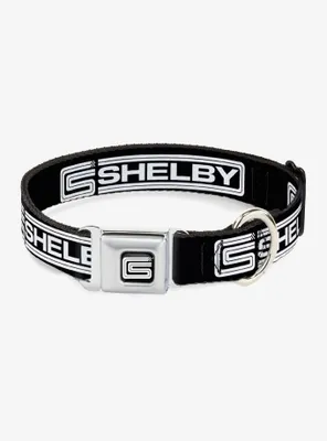 Carroll Shelby Racing Seatbelt Buckle Dog Collar