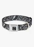 Grateful Dead Steal Your Face Seatbelt Buckle Dog Collar