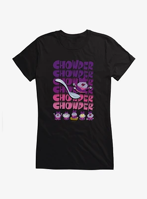 Cartoon Network Chowder Purple Hues Girls T-Shirt