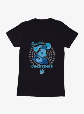 Blue's Clues Season's Greetings Womens T-Shirt
