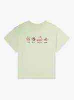 Disney Princess Floral Icon Women's Plus T-Shirt - BoxLunch Exclusive