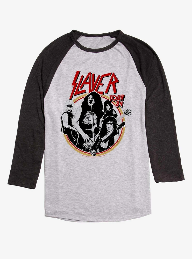 Slayer Tour '84 Raglan T-Shirt