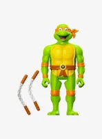 Super7 ReAction Teenage Mutant Ninja Turtles Toon Michelangelo Figure