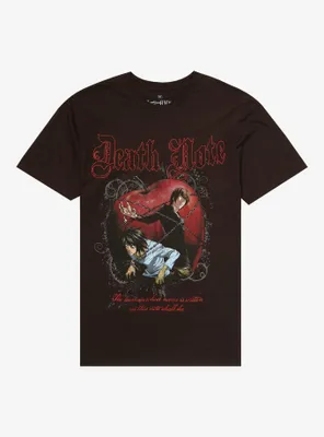 Death Note Light & L Goth Boyfriend Fit Girls T-Shirt