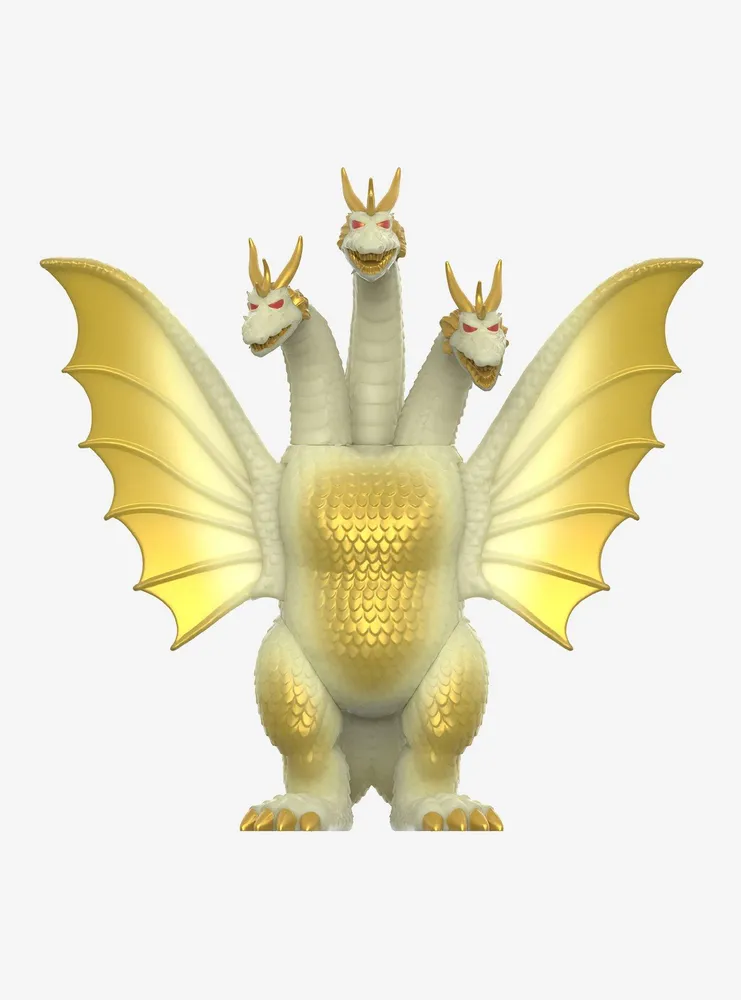 Super7 ReAction Godzilla King Ghidorah Glow-in-the-Dark Figure