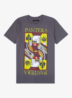 Pantera 13 Skull Card Boyfriend Fit Girls T-Shirt