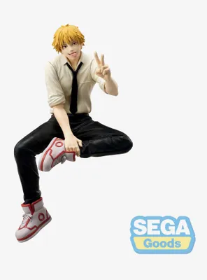 Sega Chainsaw Man Premium Perching Denji Figure