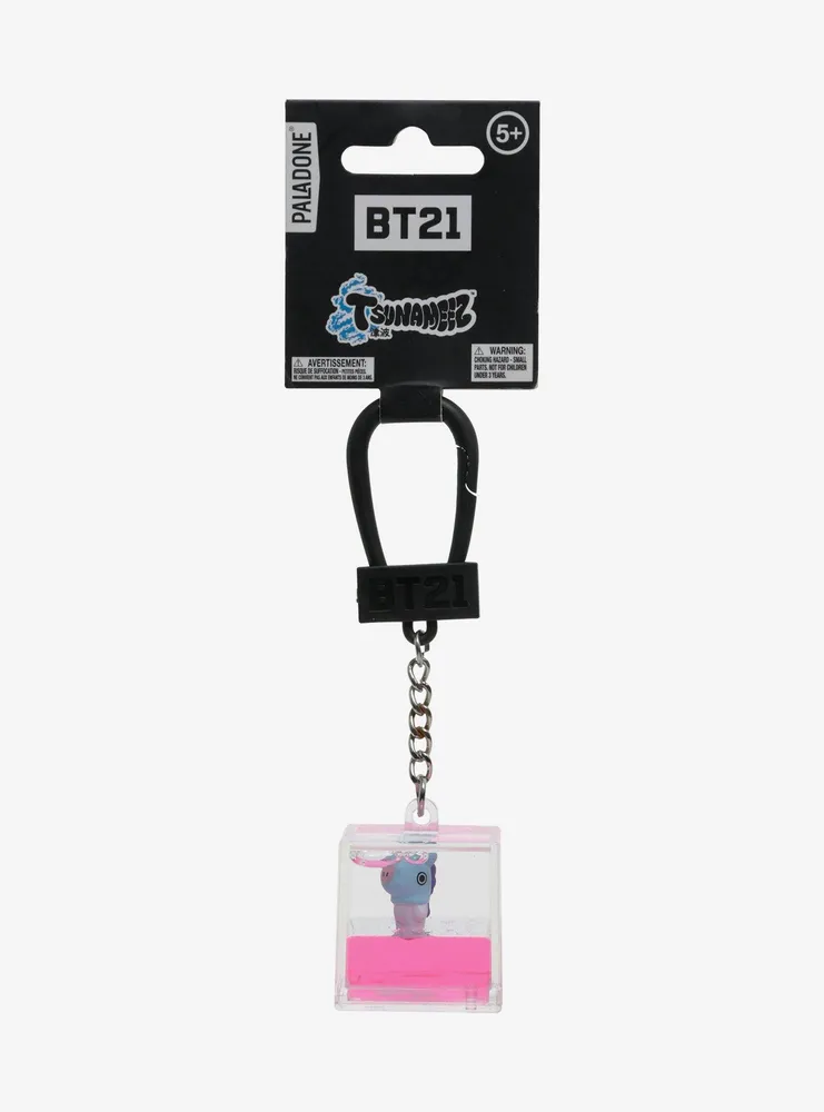 Tsunameez BT21 Character Liquid Blind Assorted Key Chain