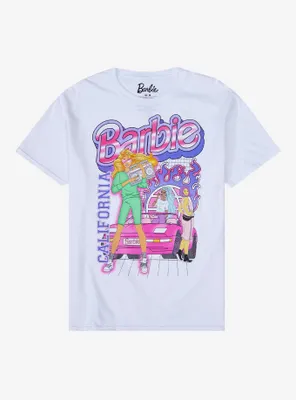 Barbie Retro Racing Boyfriend Fit Girls T-Shirt