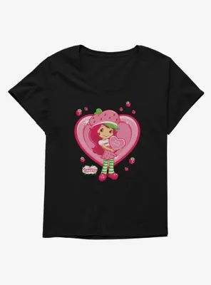 Strawberry Shortcake Be My Valentine Womens T-Shirt Plus