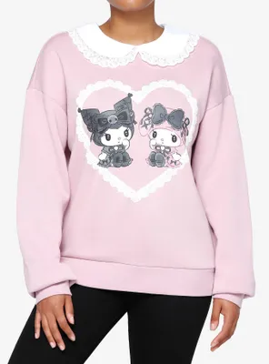 My Melody & Kuromi Lolita Lace Girls Sweatshirt