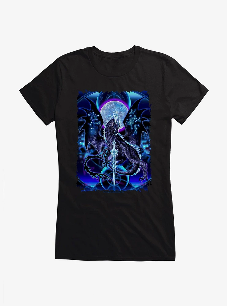 Dragonblade Nightblade Girls T-Shirt by Ruth Thompson