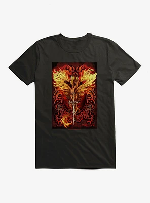 Dragonblade Flameblade T-Shirt by Ruth Thompson