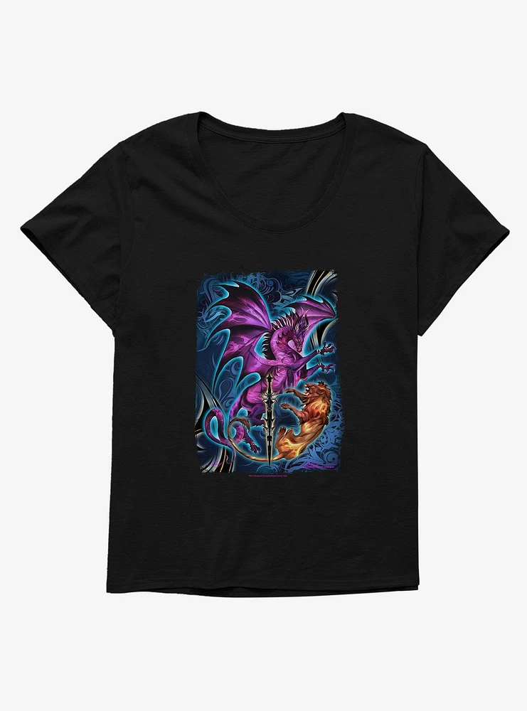 Dragonblade Lionblade Girls T-Shirt Plus by Ruth Thompson