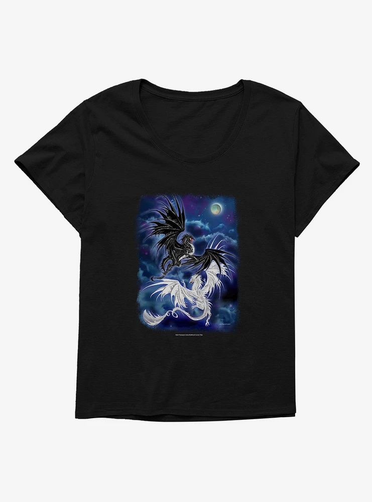 Twilight Duel Girls T-Shirt Plus by Ruth Thompson